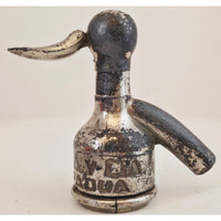 VINTAGE *PRISTINE* 1950's Art Thang Buenos Aires Seltzer Glass Bottle Argentina