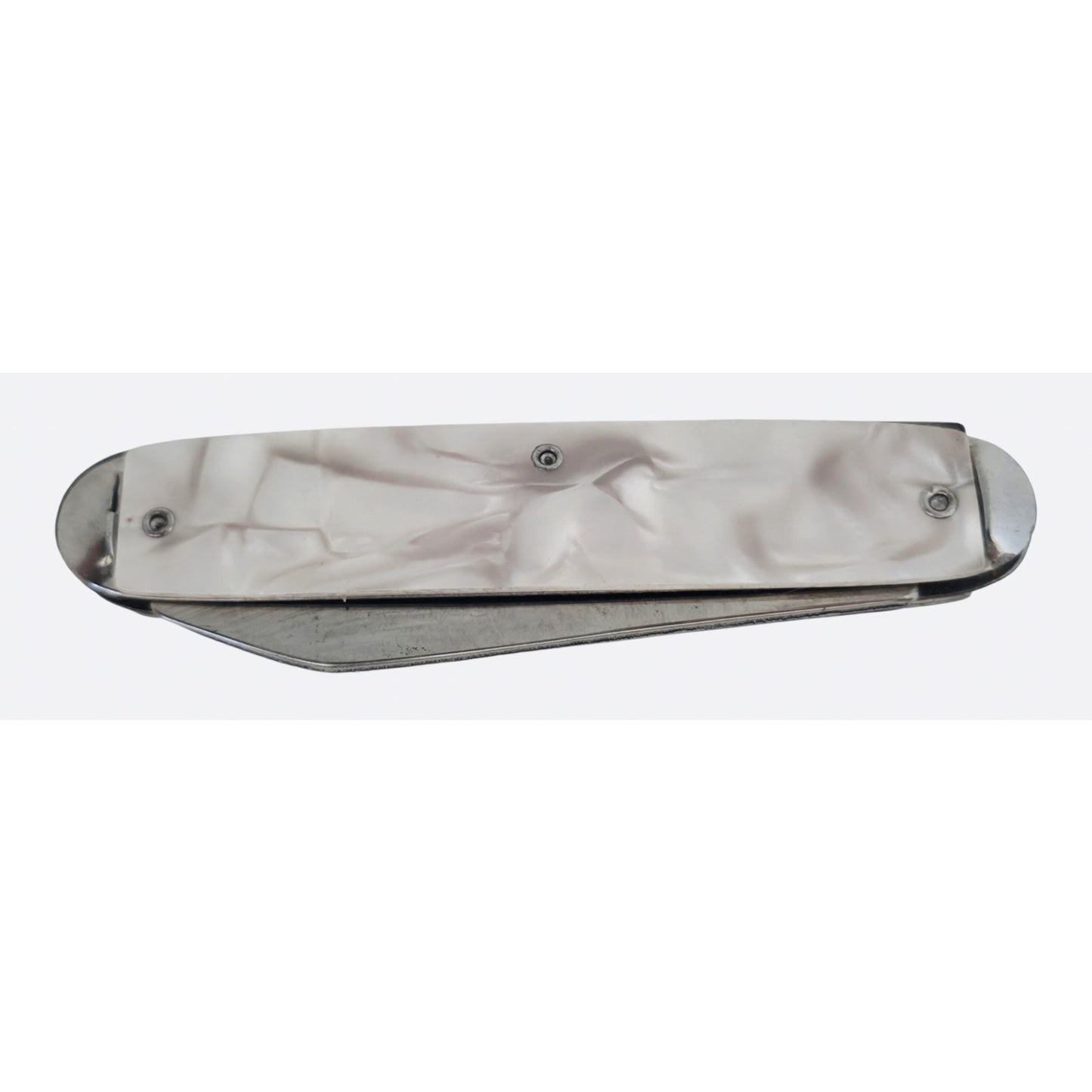 VINTAGE *NEW* 1960's Stainless Steel 2-Blade Pocket Knife