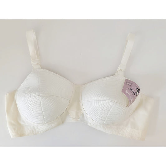 VINTAGE *NEW* 1960's Splendor Form Women's Cream Bullet Bra Size 32A
