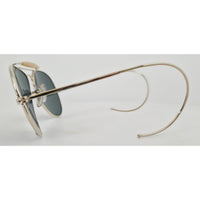 VINTAGE *NEW* 1970's Ray Max Gold Frame with Gray Lens Aviator Sunglasses