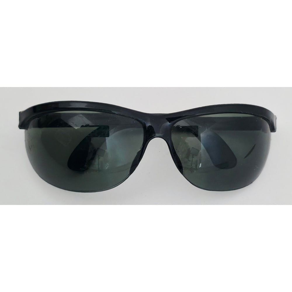 VINTAGE *NEW* 1970's Glam Unisex Black Frame with Gray Lens Sunglasses