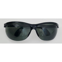 VINTAGE *NEW* 1970's Glam Unisex Black Frame with Gray Lens Sunglasses