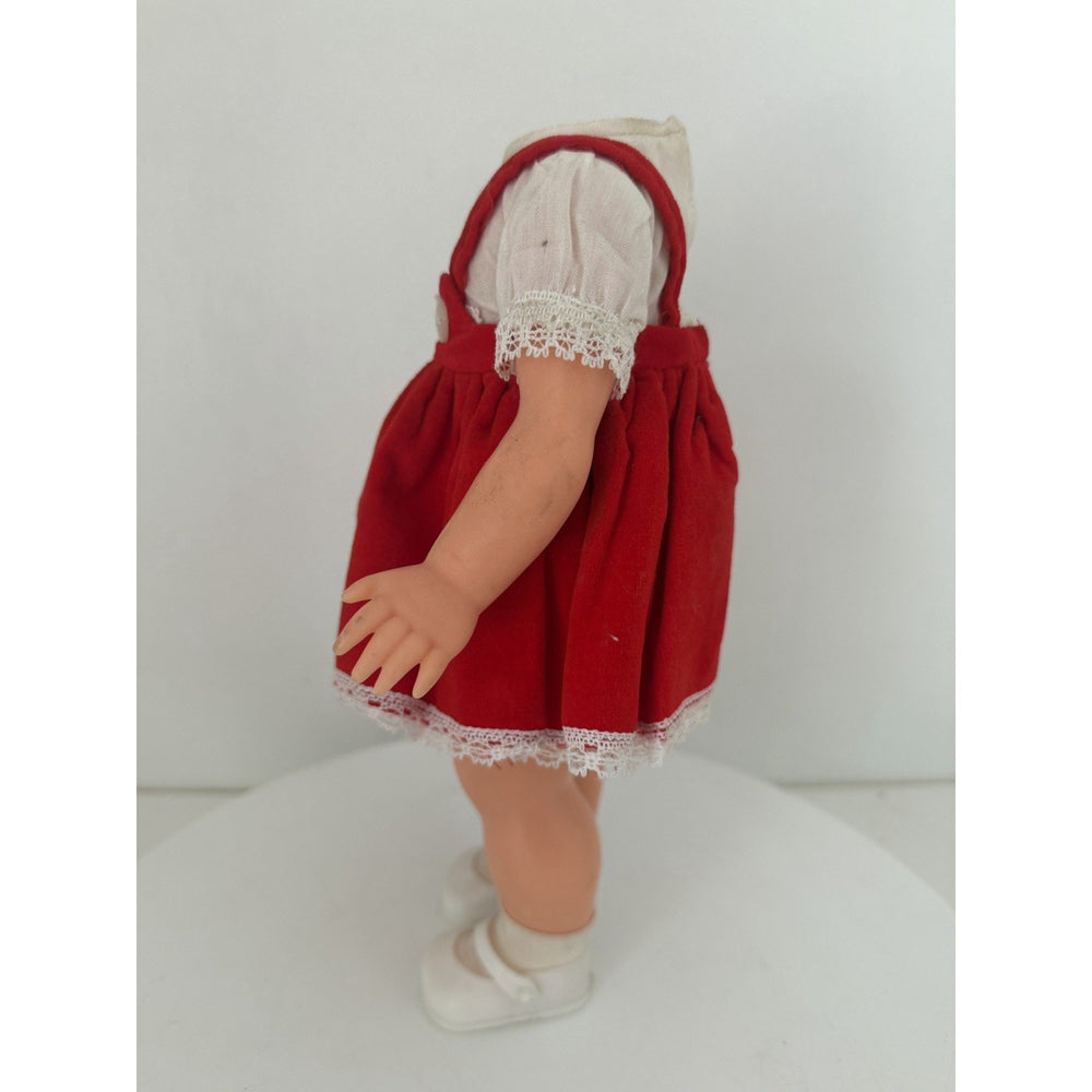 VINTAGE 1960's Headless Doll in Red Dress- Great Prop!