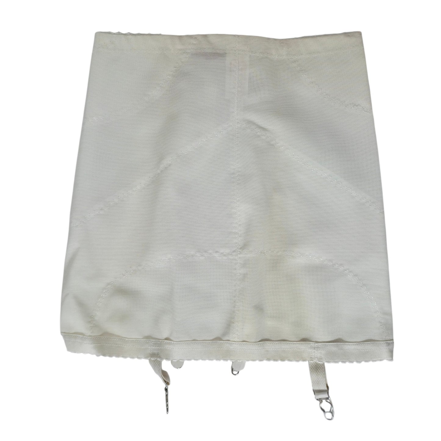 VINTAGE *NEW* 1960's Women's White High-Waisted Girdle with Garter Size L
