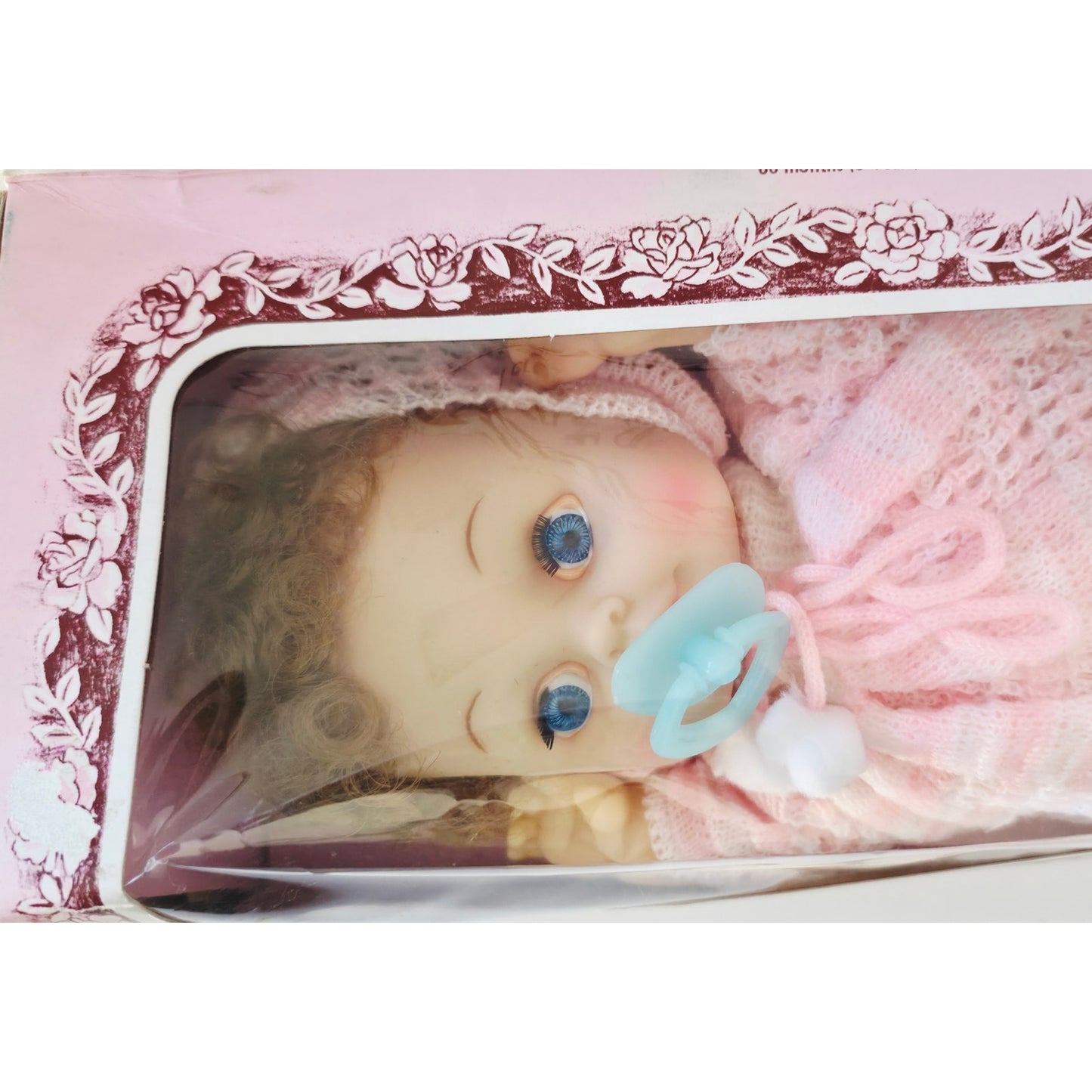 VINTAGE *NEW* 1970's Baby Anson Doll Cries and Laughs Brunette Hair