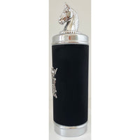 VINTAGE *NEW* 1960's Music Box Decanter Black - Plays "How Dry I am"  Japan