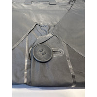 VINTAGE *NEW* 1950s Men's Vinyl Raincoat Heavy Weight Button Front - S