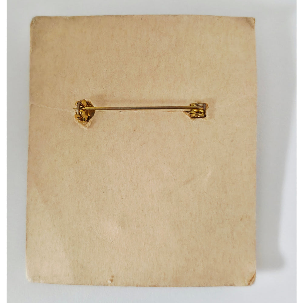 VINTAGE 'NEW' 1950's Western Germany Victorian Style Portrait Brooch on Card