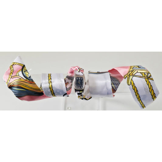 "Frozen In Time" 1960's Vintage Watch Face Tie Bracelet/Choker