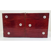 VINTAGE *NEW* 1960's Korean Folding Jewelry Box with 4 Drawers