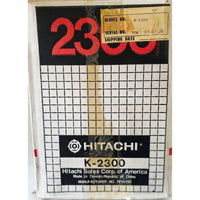VINTAGE *New* 1980 Hitachi K2300 Solid State TV Receiver/Digital Clock