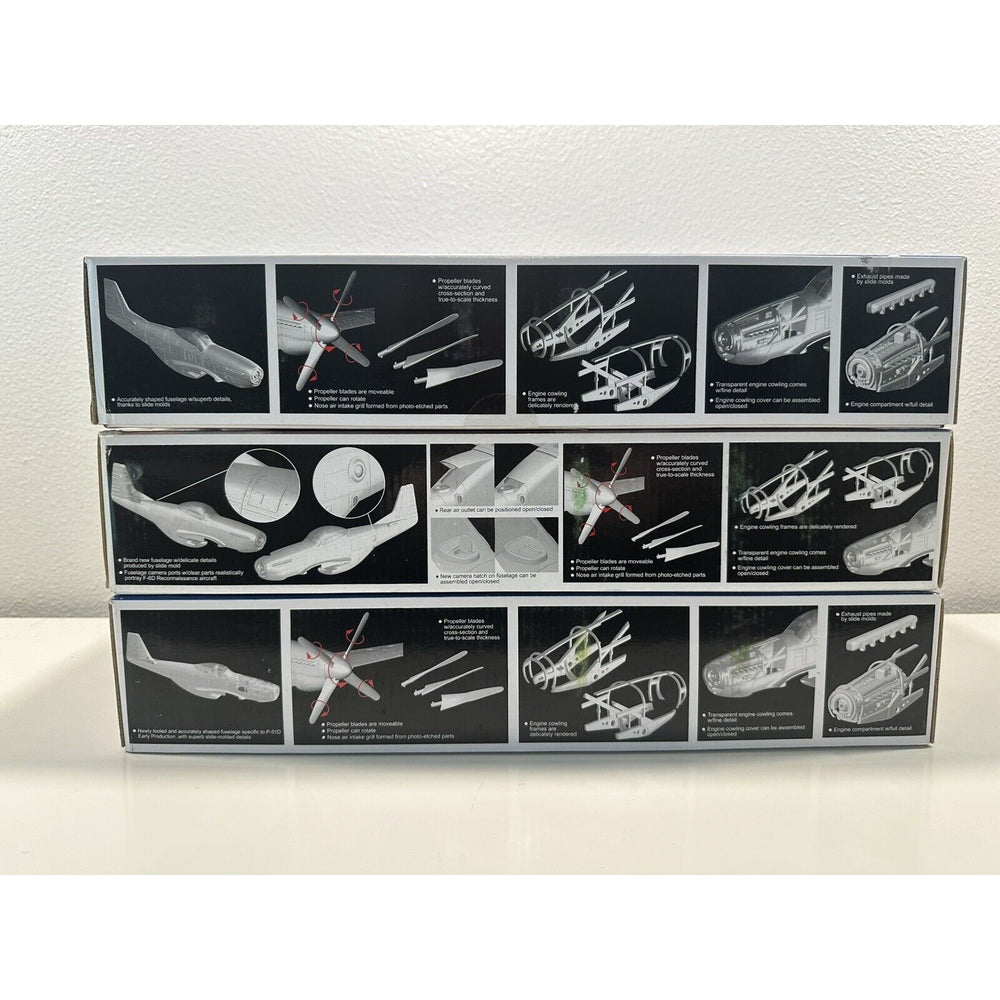 VINTAGE *NEW* DRAGON 1:32 Warbirds Series Mustang Set #3201, 3202, 3205 P-51DX2/F-6D