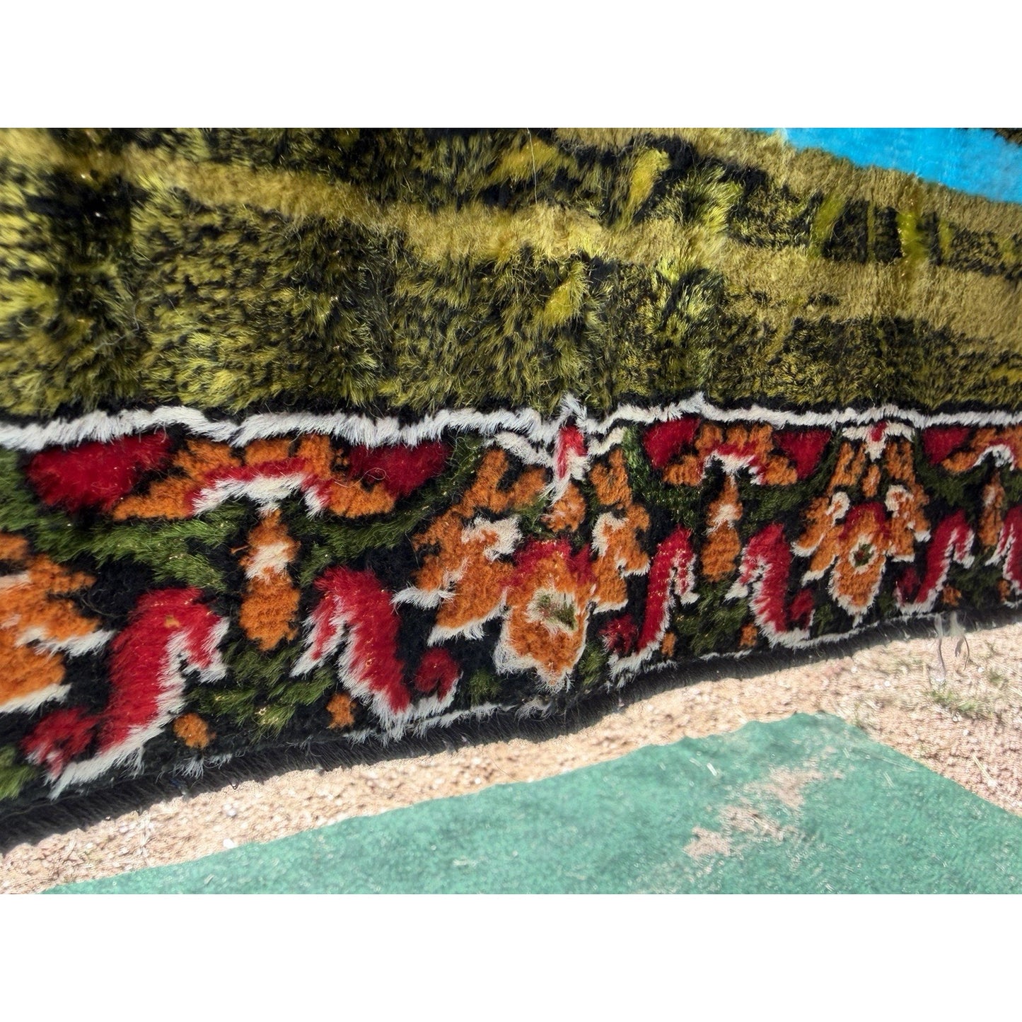 VINTAGE *PRISTINE* 1960's Buck Lebanese Velvet Tapestry