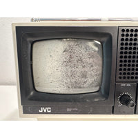VINTAGE *NEW* 1977 JVC 3040 Solid State Portable TV Retro White
