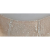 VINTAGE *NEW* 1960's MACBESS Women's Cream with Blue Flowers Garter Belt Size S
