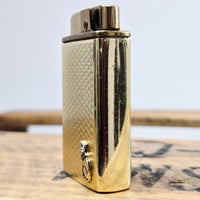VINTAGE *NEW* 1960's Continental Gold Texture Music Lighter Japan