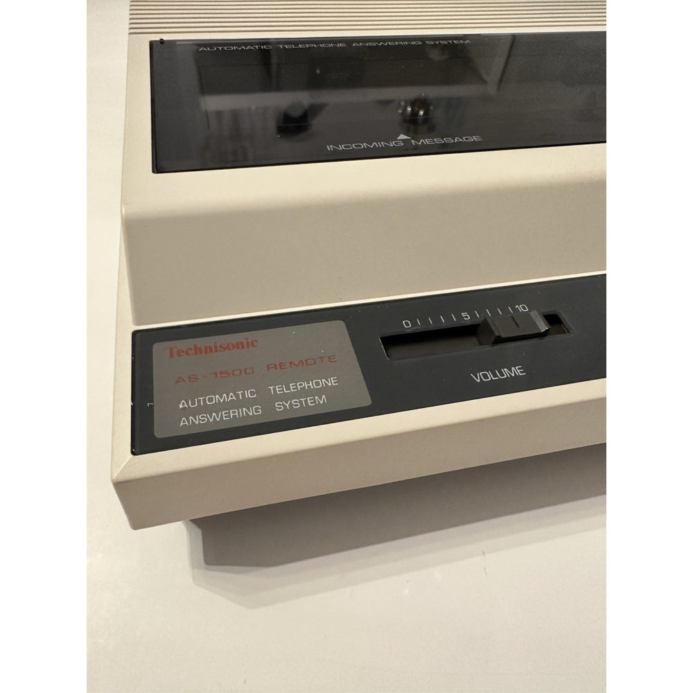 VINTAGE *NEW* 80's Technisonic AS-1500 Answering Machine w/Cassette Tape