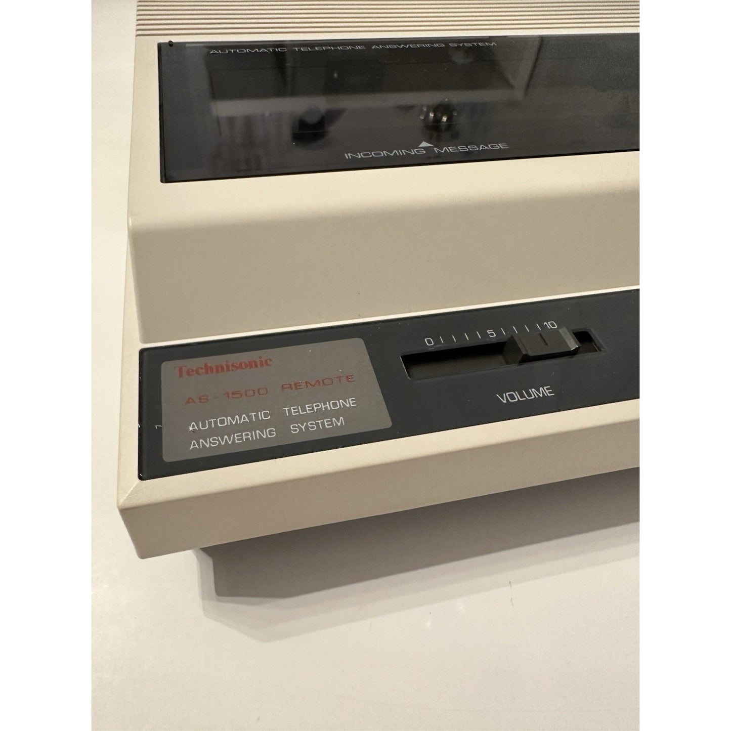 VINTAGE *NEW* 80's Technisonic AS-1500 Answering Machine w/Cassette Tape