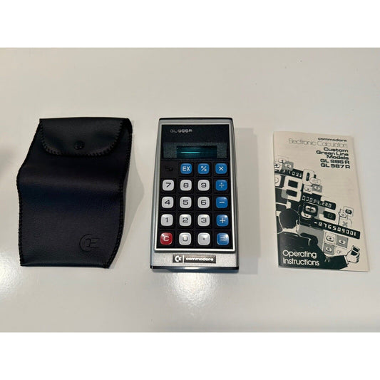 VINTAGE *PRISTINE* COMMODORE Electronic Calculator Model GL-986R