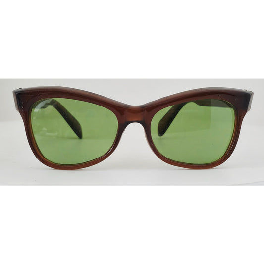 VINTAGE *NEW* 1970's Glam Unisex Sunglasses Color Frame Color Lens Made in