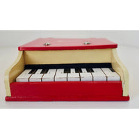 VINTAGE *NEW* 1960's Straco Red Baby Grand Piano "Sweet Tunes" Wooden Toy