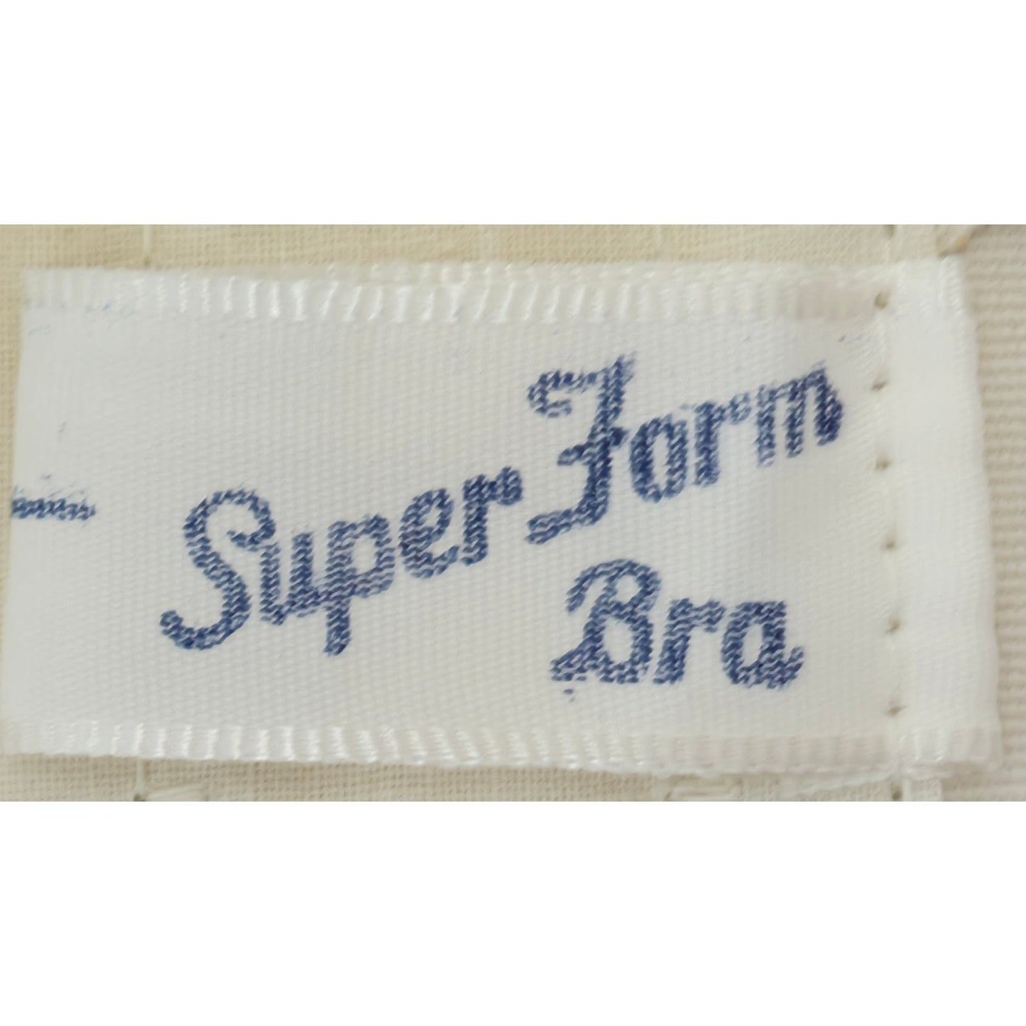 VINTAGE *NEW* 1960's Super Form Women's Novelty Cream w/Flowers Padded Bra 40B