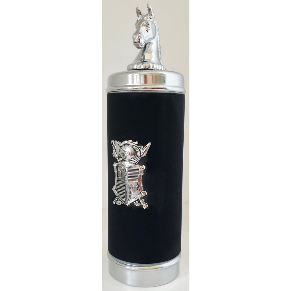 VINTAGE *NEW* 1960's Music Box Decanter Black - Plays "How Dry I am"  Japan