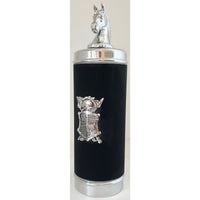 VINTAGE *NEW* 1960's Music Box Decanter Black - Plays "How Dry I am"  Japan