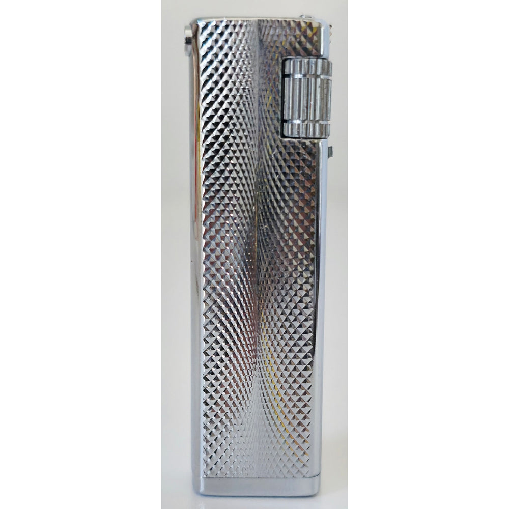 VINTAGE *NEW* 1960's Thin Silver Textured Lighter in Original Box by Supreme USA