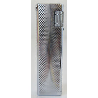 VINTAGE *NEW* 1960's Thin Silver Textured Lighter in Original Box by Supreme USA