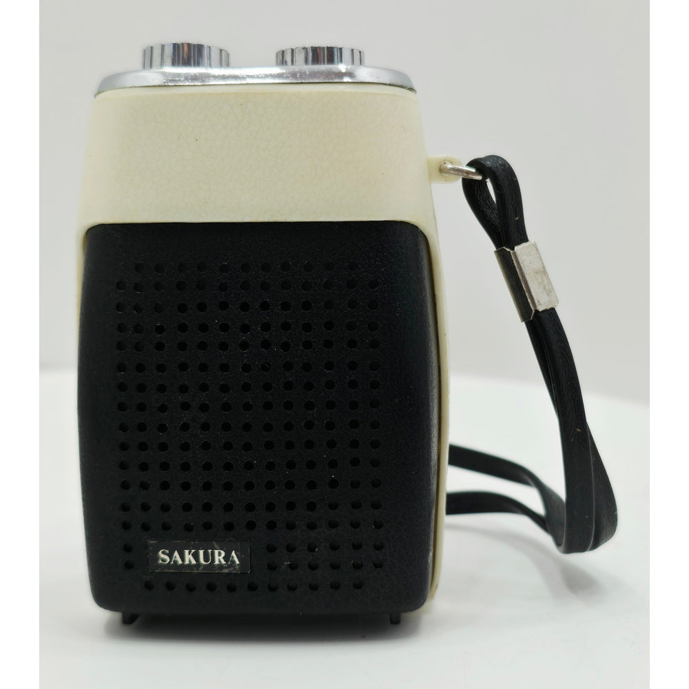 VINTAGE *NEW* 1970's Sakura FS-19 Purple & Black Transistor Radio