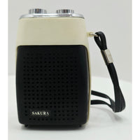 VINTAGE *NEW* 1970's Sakura FS-19 Purple & Black Transistor Radio