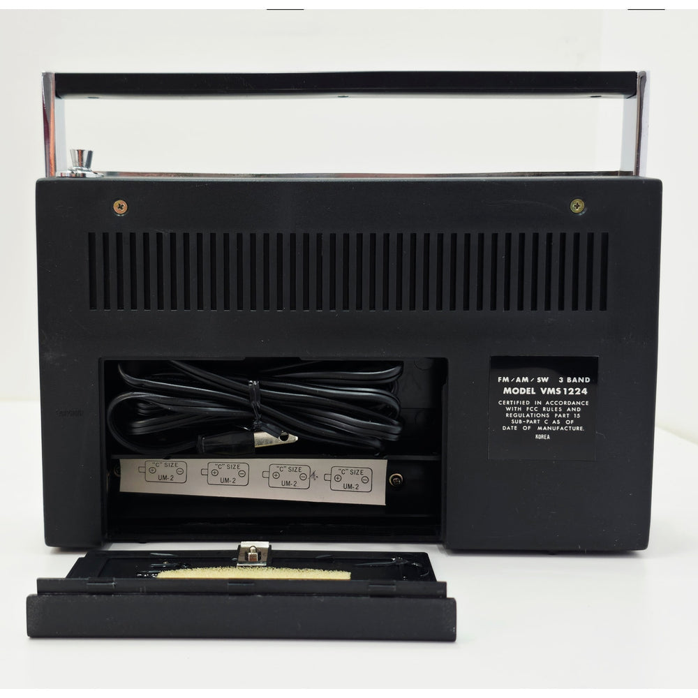 VINTAGE *NEW* 1970's Candle VMS-1224 3-Band AM/FM AC/DC Radio