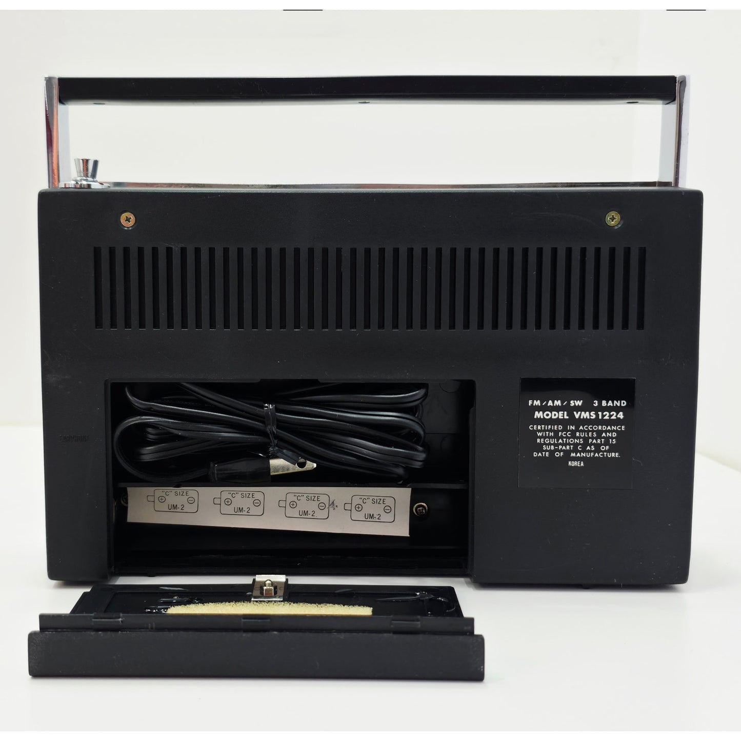 VINTAGE *NEW* 1970's Candle VMS-1224 3-Band AM/FM AC/DC Radio