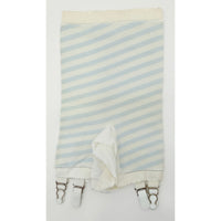 VINTAGE *NEW* 1960's Ban-Lon Women's Blue & White Striped Girdle w/Garter Size S