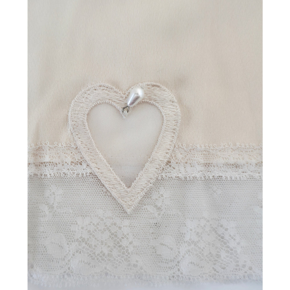VINTAGE *NEW* 1960's Kayser Women's Beige Slip with Lace Trim Size L