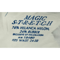 VINTAGE *PRISTINE* 1960's Magic Stretch Women's Cream Girdles Size 24-30 Set 2