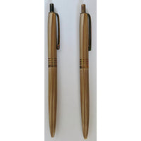VINTAGE *NEW* 1970's Stratford Metal Pens Bronze w/Stripes in Box (6 Total)