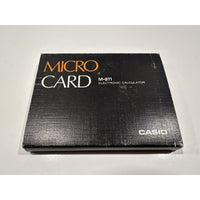 VINTAGE *NEW* CASIO M-811 Micro Card Electronic Calculator