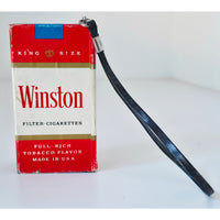 VINTAGE 1970's Winston Cigarette Box Radio Battery Operated