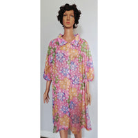VINTAGE *NEW* 1960's Kayser Women's Robe | Shift Dress | Nylon Gown Size M