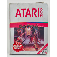 Atari 2600 1982 Swordquest Fireworld Game NOS Open Box with Wear Dealer Stock