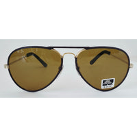 VINTAGE *NEW* 1970's Ray Max Glam Unisex Gold Frame with Brown Lens Sunglasses