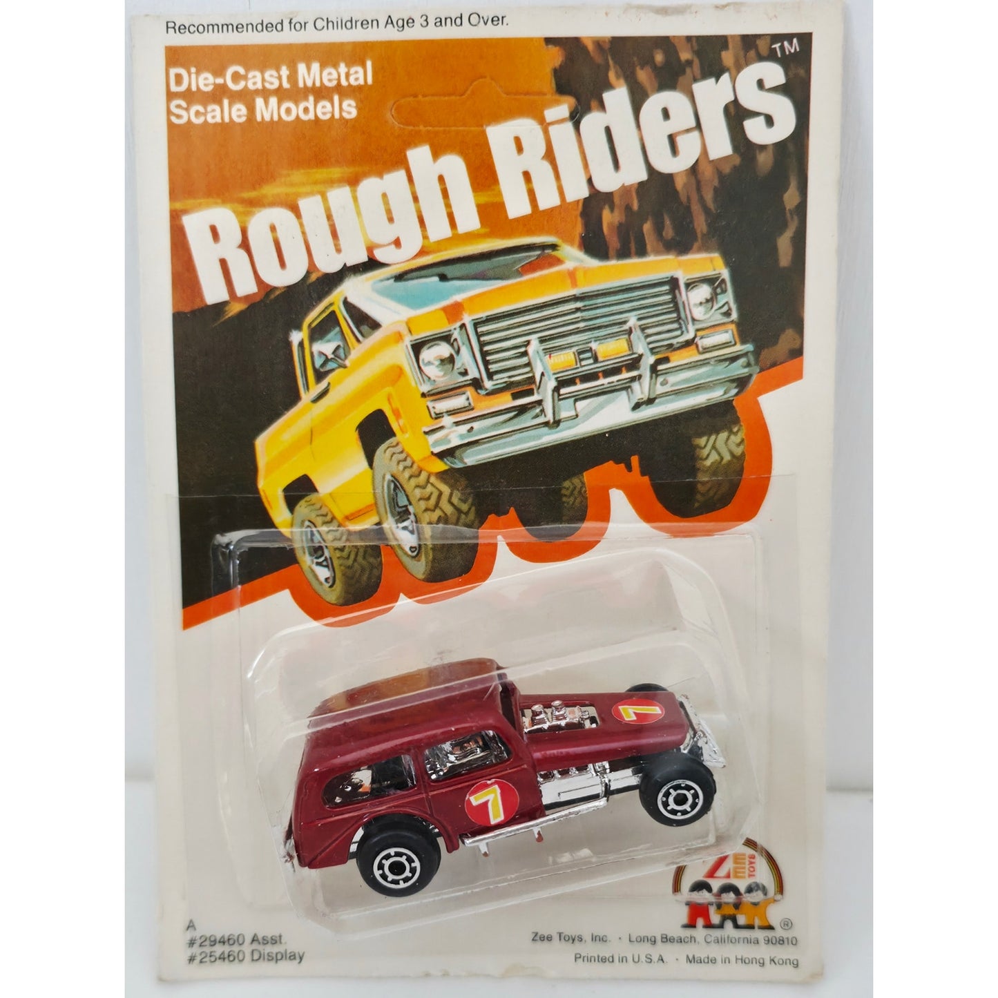 VINTAGE *NEW* 1981 Rough Riders Red '35 Chevy Metal Scale Die Cast Toy Car