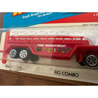 VINTAGE *NEW* 1981 Kidco Tough Wheels RIG COMBO Fire Engine Rescue Ladder