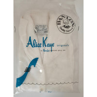 VINTAGE *NEW* 1960's Women's White V-Kneck Button Down Sweater Made in USA Sz 40
