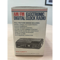 VINTAGE *NEW* 1970's Concept 2000 AM/FM Electronic Digital Clock Radio