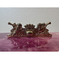 VINTAGE *NEW* 1950's Transistor Radio Jewelry Box Pink Gold