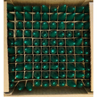 VINTAGE *NEW * Christmas Light Bulbs C6 Set of 100 - GREEN