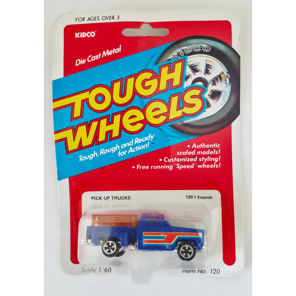 VINTAGE *NEW* 1981 Kidco Tough Wheels Blue Pickup Truck 120-1 Die-Cast Toy